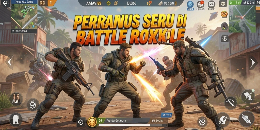 Tampilan menarik dari gameplay Battle Royale AMAVI88 yang mendebarkan.