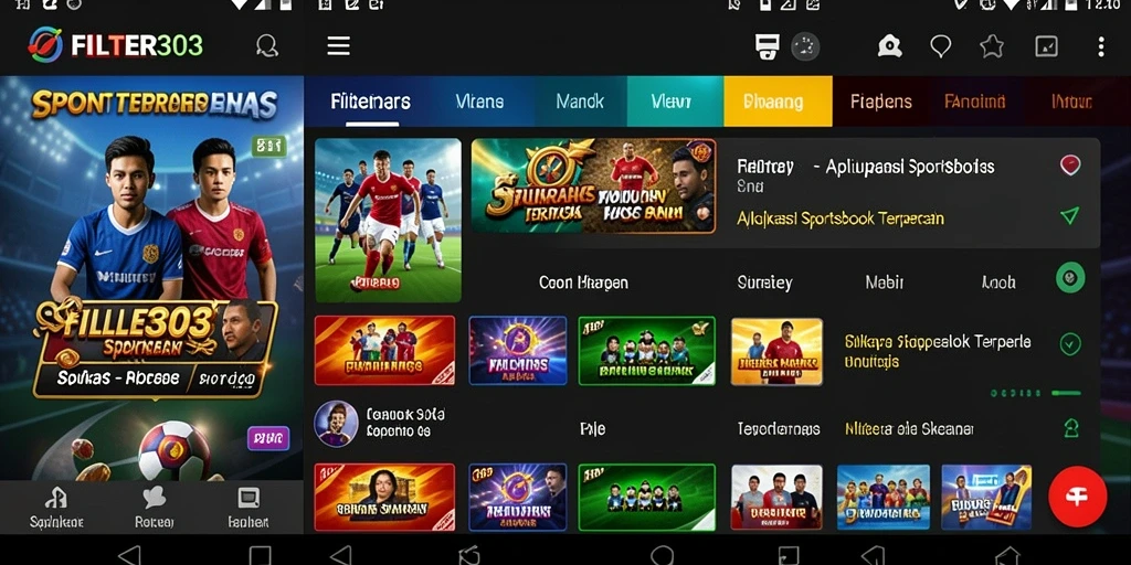 Tampilan gameplay SPORTSBOOK yang menarik dan mudah dipahami.