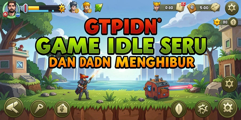Tampilan gameplay menarik dari GTPIDN dengan karakter yang ceria.