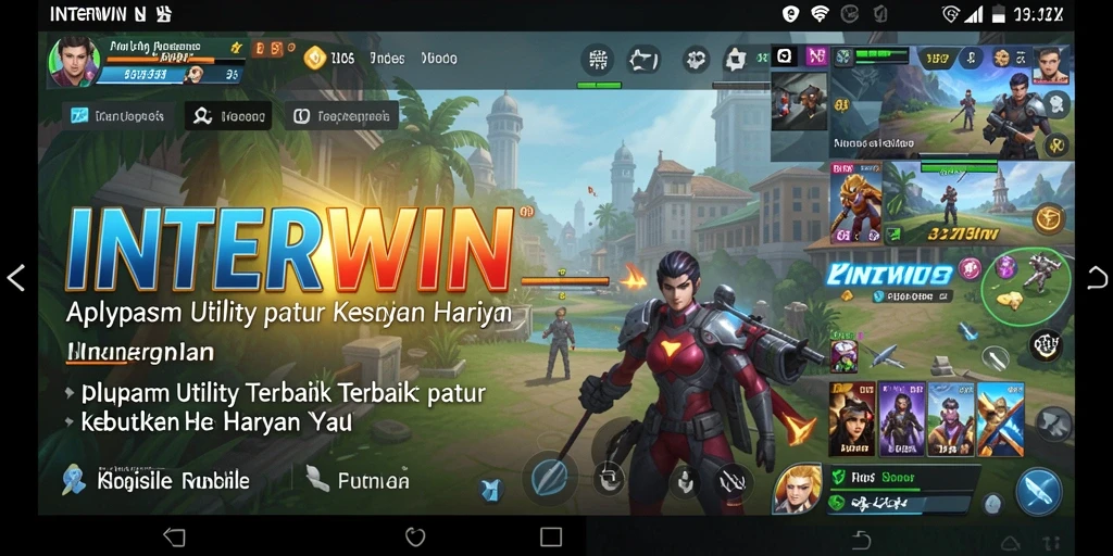 Screenshot INTERWIN menunjukkan antarmuka dan fitur Utility yang memudahkan pengguna.