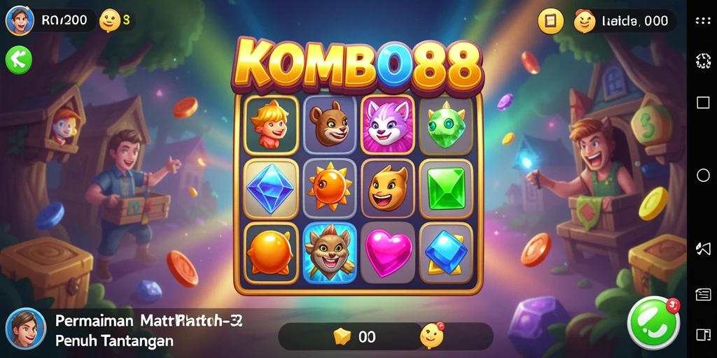 Tampilkan gameplay seru KOMBO88 yang mengasyikkan.