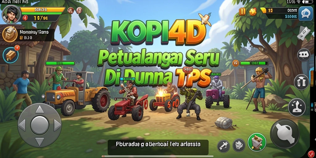 Tampilan gameplay KOPI4D yang mendebarkan dan penuh aksi.