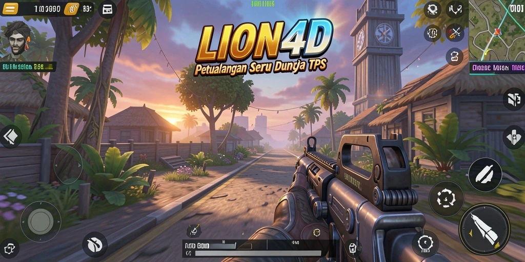 Gameplay TPS LION4D yang seru dan mendebarkan.