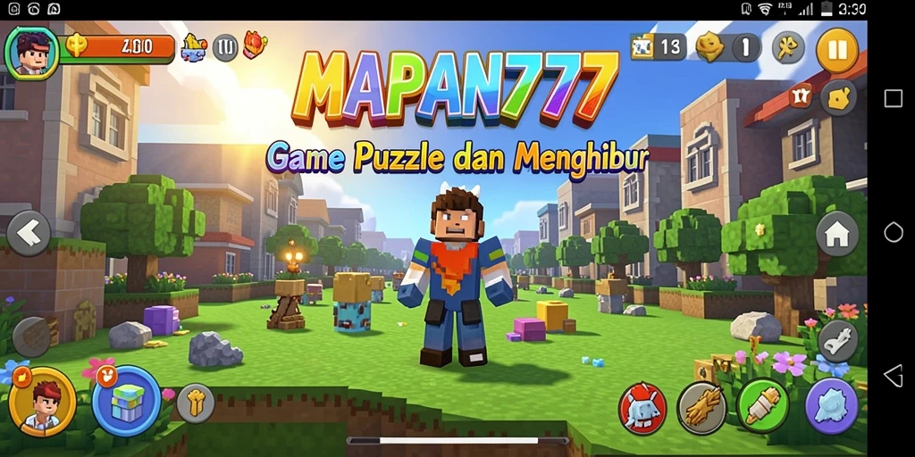 Tampilan gameplay MAPAN777 yang penuh tantangan Puzzle.