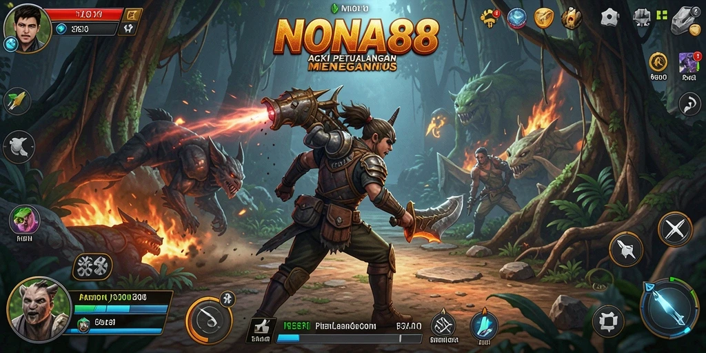 Tangkapan layar gameplay NONA88 dengan aksi seru dan menegangkan.