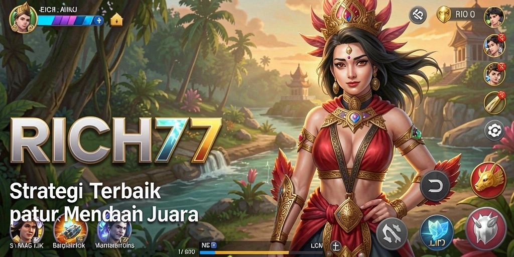 Tampilan gameplay RICH7 dengan elemen strategi yang menantang.
