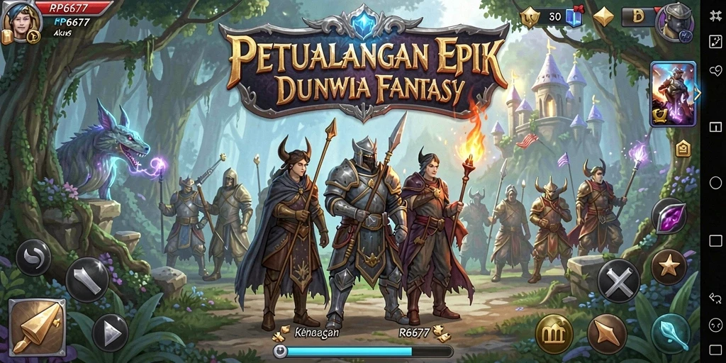 Tampilan yang menakjubkan dari petualangan dalam RP6677.