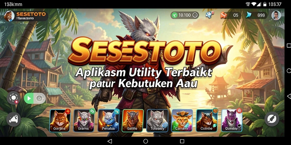 Tampilan aplikasi SESETOTO yang modern dan fungsional.