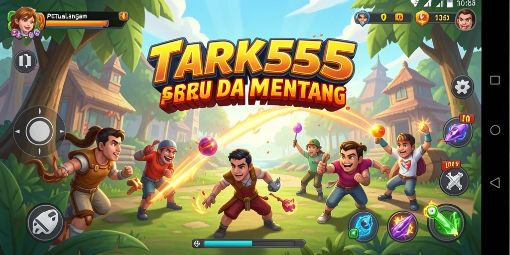 Screenshot gameplay TAR555 menampilkan aksi seru dalam permainan Arcade.