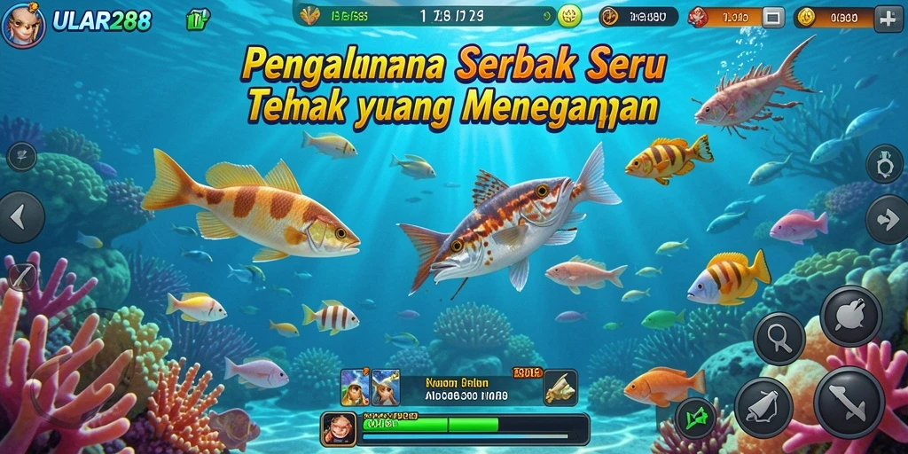 Tampilan gameplay seru di ULAR288 Tembak Ikan.